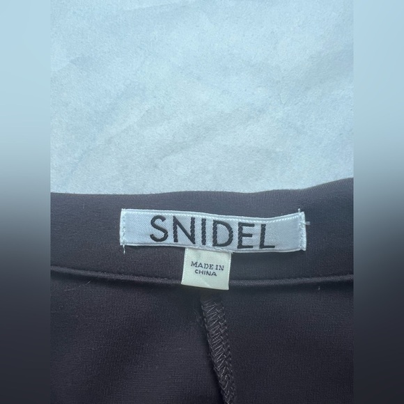 Snidel Long Sleeve All-In-One Straight Leg Belted Size 0 Brown Jumpsuit Romper - Picture 8 of 9